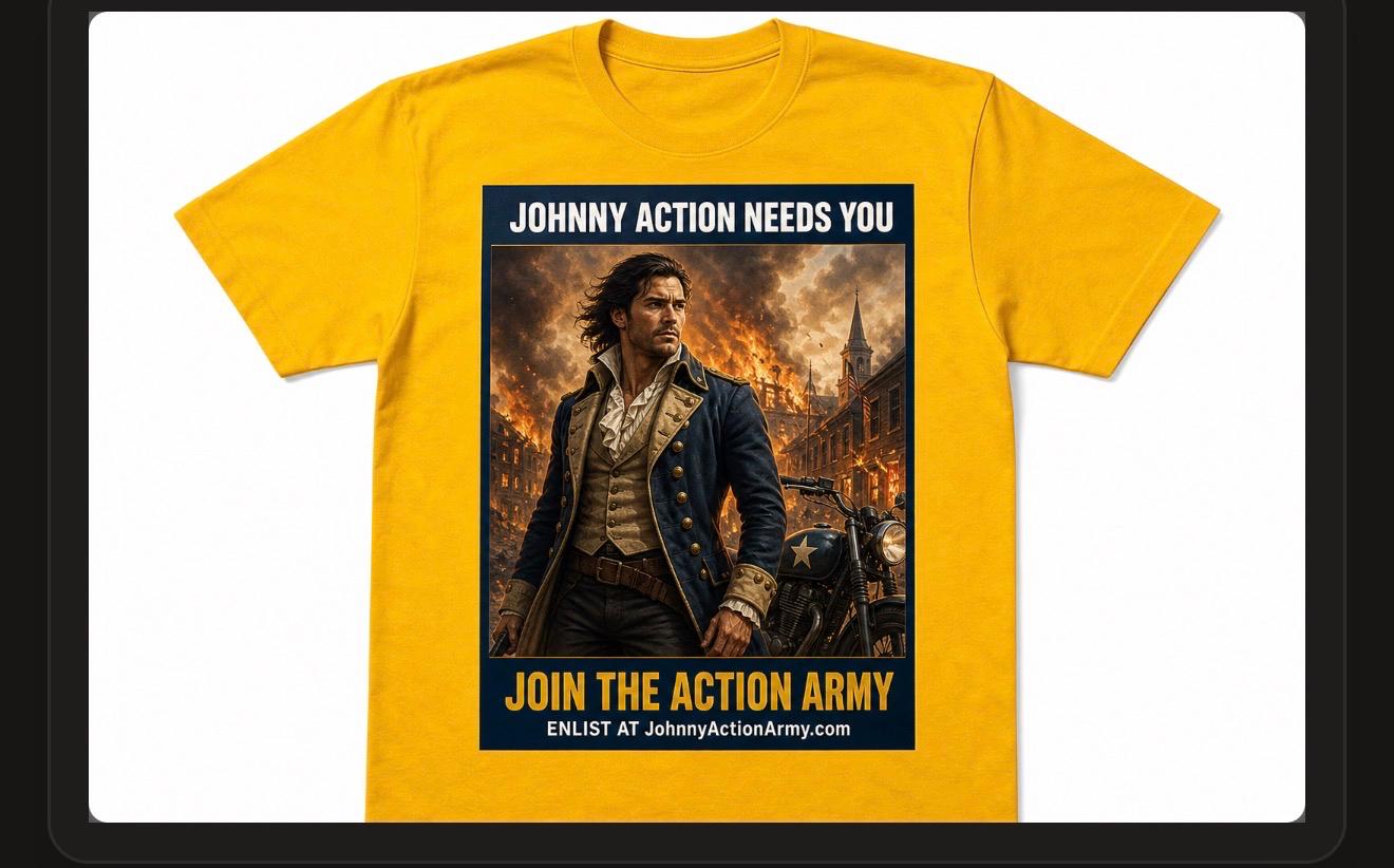Yellow round-neck merchandise